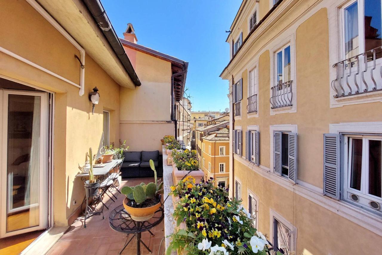 4Bnb - Luxury Trevi Apartment W Terrace โรม ภายนอก รูปภาพ